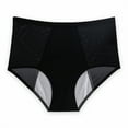 thumbnail image 4 of 4 Pack Menstrual Period Underwear for Women Leak Proof High Waist Ultra Thin Cotton Panties Briefs, 4 of 5