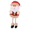 thumbnail image 5 of kiskick Cute Christmas Ornament with Lanyard - Santa Claus Snowman Elk Christmas Tree Doll Pendant Party Supplies, 5 of 8