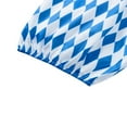 thumbnail image 2 of Robe Maxi Décontractée d'Été pour Femmes, Bohème à Fleurs, Col en V, Manches Courtes Bouffantes, Robe de Plage Longue Évasée, Bleu Ciel, M, 2 of 7