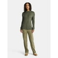 thumbnail image 3 of Time and Tru Women’s and Women’s Plus Mixed Stitch Sweater, Midweight, Sizes XS-4X, 3 of 6