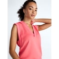 thumbnail image 4 of Scoop Women's Scubaknit Sleeveless Deep V-Neck Top, Sizes XS-XXL, 4 of 5