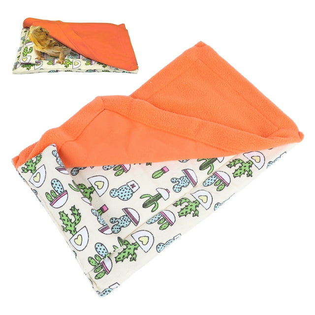 Lizards Sleeping Bed, Reptile Sleeping Bag Built In Pillow Breathable Foldable Multipurpose For Small Pets