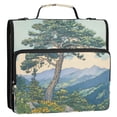 thumbnail image 5 of FORMRS Zipper Binder with Shoulder Strap 2-inch Ring 500 Sheet Capacity File Bag, Beige Mountain, 5 of 5