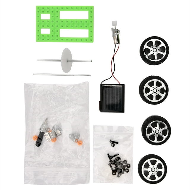 Modelo educativo de coche solar DIY para niños - Mini juguete de montaje científico Sun Power