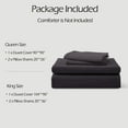 thumbnail image 3 of Pure Era Duvet Cover Set,Jersey Cotton Ultra Soft As T-Shirt 100% Cotton Bedding Set King Size Dark Deep Brown( 1 x Duvet Cover,2 x Pillow Shams), 3 of 6