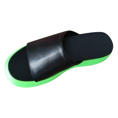 

CLZOUD Womens Outdoor Sandals Green Women Sandals Fashion Simple Solid Summer New Pattern Thick Sole Flat Bottom Comfortable Non Slip Large Size Shoes 40
