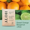 thumbnail image 2 of Toallitas para manos ALOH suavizantes y sanitizantes, 20 unidades, naranja y bergamota, 2 of 6