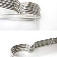 thumbnail image 2 of Perchas de alambre, paquete de 20 perchas de metal resistente de acero inoxidable para ropa, 17,7 pulgadas, 2 of 5
