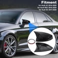 thumbnail image 2 of Tapa de espejo lateral Unique Bargains 2PCS para Audi A3 2014-2020, RS3 2015-2020, S3 2017-2020, fibra de carbono, 2 of 7