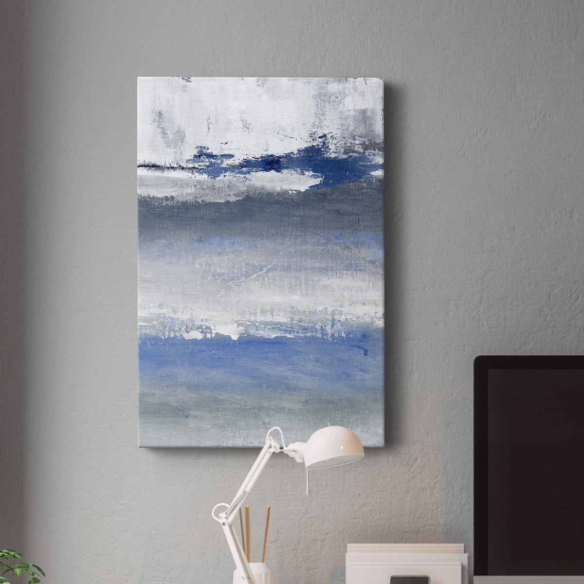 Soft Solace Indigo Premium Gallery Wrapped Canvas - Ready to Hang - 24 x 36