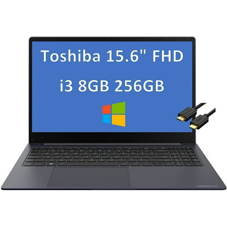 Toshiba Dynabook Satellite Pro C50-H 15.6" FHD Business Laptop (10th Gen Intel Core i3-1005G1(Beat i5-8250U), 8GB RAM, 256GB SSD) Webcam, Type-C, Windows 10 Pro