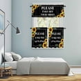 thumbnail image 6 of Please Take off Your Shoes Kitchen Curtains Valances and Tiers Set of 3 Sunflower Tier Curtains and Valance with Rod Pocket for Small Windows, 27.5"x36", 6 of 9