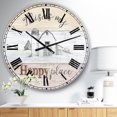 thumbnail image 2 of DesignArt Farmhouse Moment Barns Large Wall Clock, 2 of 2