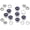 Dark Blue, variant on 20 Pack Pearl Snap Fasteners for Western Shirts, 10.5mm, Washable Pearl-Like Buttons (Sky Blue)