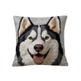 thumbnail image 2 of ddioayh Throw Pillow Cover Animal Print Soft Machine Washable 45x45cm for Sofa Chair Bedroom Home Decor Spring Easter Pet Theme Decorative Gift Idea, 2 of 6