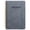Light Ashy, variant on A5 Blue Lined Spiral Journal Notebook Hardcover 140 Pages College Ruled 100 GSM Thick Paper Twin Wire Binding Work Study Writing Notebook with Pocket Elastic Closure 5.71x8.27in