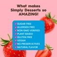 thumbnail image 3 of Simply Delish Natural Strawberry Jel Dessert - Sugar Free, Non GMO, Gluten Free, Fat Free, Vegan, Keto Friendly - 0.7 OZ (Pack of 6), 3 of 9