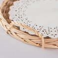 thumbnail image 6 of Rattan Storage Tray Wicker Bread Basket Round Basket with Handle Bread Fruit Food Breakfast Display Basket Home Storage Supplies Natural color, 6 of 6