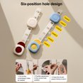 thumbnail image 4 of OIUR 1/5Pcs Furniture Safety Locks All-Round Protection Universal Simple Installation Child-proof Adhesive Cabinet Drawer Door Latches, 4 of 7
