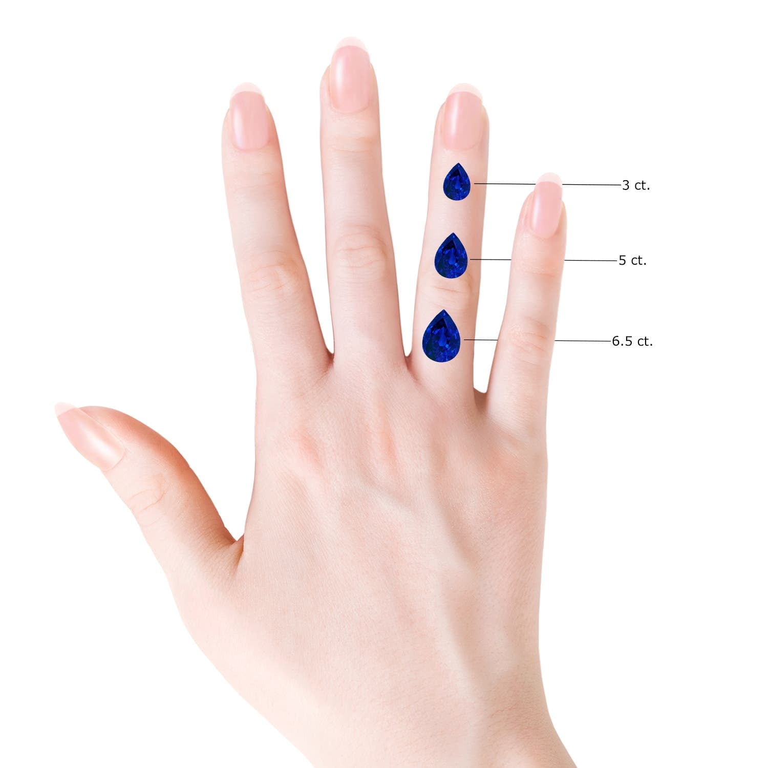 ANGARA Lab Grown Blue Sapphire Celtic Knot Engagement Ring for Women in 14K Yellow Gold (Size-7x5mm) | September Birthstone, Anniversary, Jewelry Gift for Women | Lab-Grown Blue Sapphire Ring