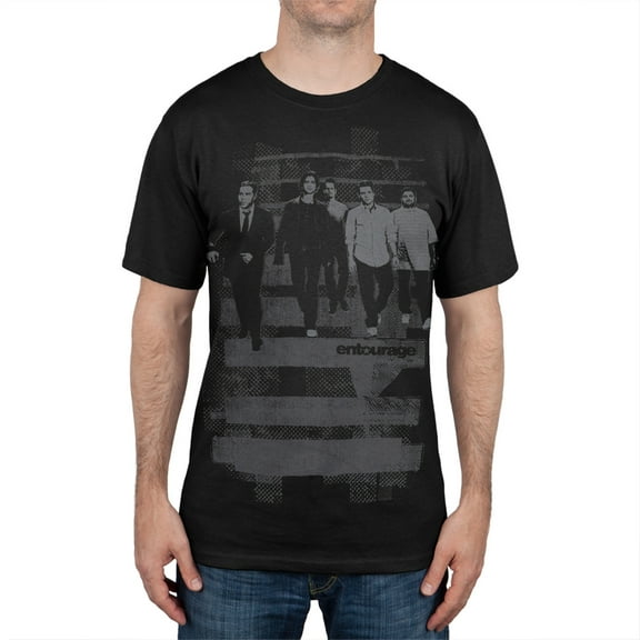 Entourage - Black Group Portrait T-Shirt