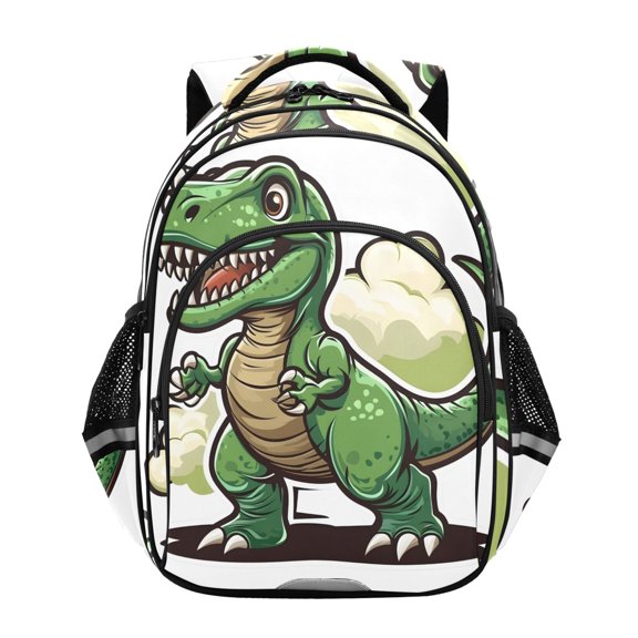 ALAZA Cute Dinosaur School Backpack Elementary Bag Bookbag Travel Rucksack