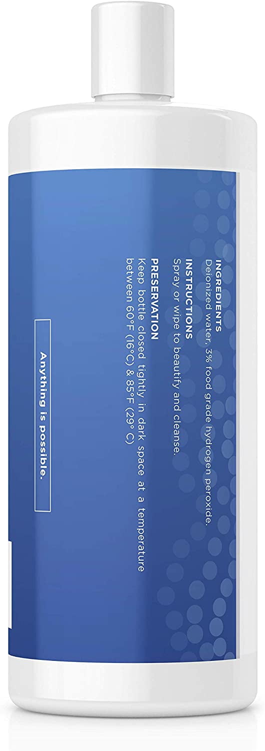 Essential Oxygen Food Grade Hydrogen Peroxide 3%, Natural Cleaner, Refill, 32 Fl Oz - Thumbnail 3