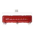 thumbnail image 3 of Vintage Valve Cover Wall Shelf Vintage Script Valve Cover Rack Man Cave Clothes and Hats Key Storage Rack, 3 of 6