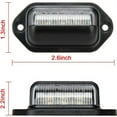 thumbnail image 4 of 4Pcs 12V 6 SMD LED Exterior License Plate Tag Light Waterproof Lamp Taillight for Car Truck RV Trailer Boat, 4 of 8