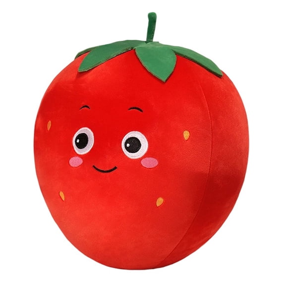 Kiddiway Mini Fruit Plush Pillow Set - Strawberry Orange Apple Stuffed Animals, Cute Plushies for Sofa Decor, Small Stuffed Animals Home Ornament,D