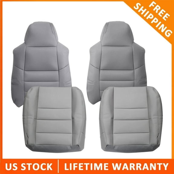Replacement For 2002-2007 Ford F250 F350 Super Duty Lariat XLT Front Seat Covers