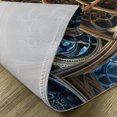thumbnail image 5 of Ambesonne Fractal Place Mats Set of 4, Retro Motif, Standard Size, Brown Blue, 5 of 6