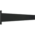 thumbnail image 2 of Ekena Millwork 2 1/2"W x 20"D Countertop Island Steel Heavy Duty Bracket w/ Flange, Powder Coated Black, 2 of 10