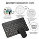 thumbnail image 5 of Teclado y ratón inalámbricos compatibles con Bluetooth para Android, Windows, tabletas, iPad, PC, teclado, ratón inalámbrico, teclado para juegos, 5 of 5