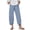 Blue, variant on Meitianfacai Deals Fall Clothes for Women Women Casual Solid Pants Comfortable Elastic High Waist Casual Beach Pants Trousers For Women