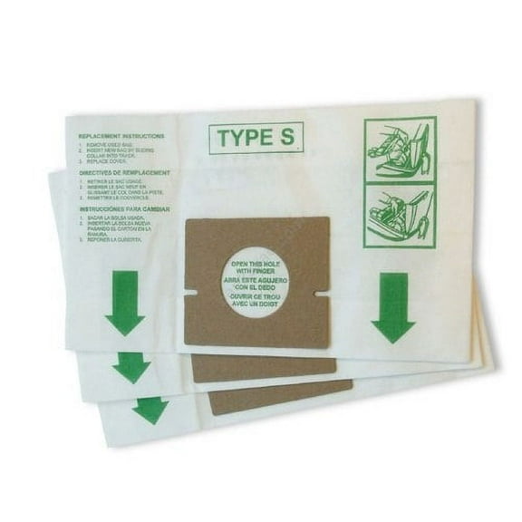 Replacement Part For Hoover Spectrum, Wind-tunnel Canisters Type S Paper Bags 3 Pk - 4010064S