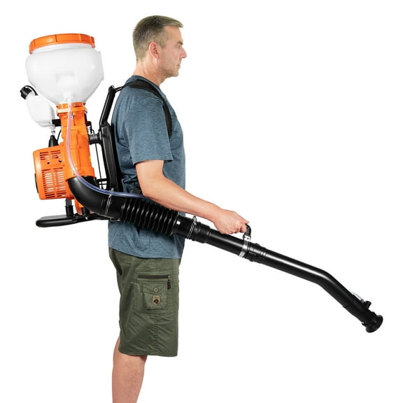 Backpack Fogger Sprayer Blower / Agricultural Mist Duster Sprayer 14L 7500r/min 15.4*12.8*27.6in for Fog Spreading, Particle Spraying, Ultra-Low Volume Spray