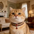 thumbnail image 4 of Arabian Style Pet Headwrap Necklace Set Luxury Cat Dog Costume Turban Gemstone Pet Outfit Fancy Dress Photo Props Party Cosplay Accessories for Cats Dogs Decorative Clothing Set, 4 of 5