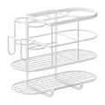 thumbnail image 1 of Soporte de almacenamiento de salón de hierro para secador de pelo, varitas rizadoras, alisadores de pelo, soporte para alisadores de pelo, salones de Blanco Colco Soporte para secador de pelo, 1 of 7