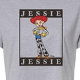 thumbnail image 3 of Toy Story 4 - Type Block Jessie - Juniors Cropped Cotton Blend T-Shirt, 3 of 5