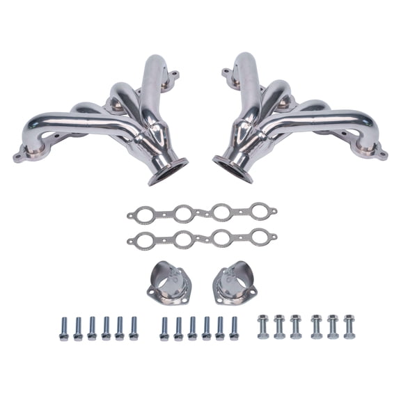 Ceramic Coated LS Block Hugger Headers for Chevy 5.3L 5.7L 6.0L | Fits Classic Trucks, Muscle Cars, Street Rods | Tight-Fit Design for LS Swap Applications