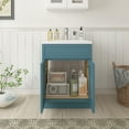 thumbnail image 4 of Vanity Art 24" W Birch Plywood Freestanding Single Base Storage Cabinet with Soft Close Doors, 4 of 9