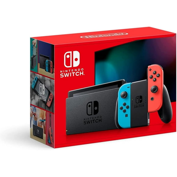 Open Box - Nintendo Switch Console with Neon Red/Blue Joy-Con