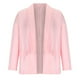 thumbnail image 2 of Gibobby Blazer mujer casual Blazer Largo para Mujer chaquetas de negocios chamarra de trabajo con bolsillos(Rosa,G), 2 of 5