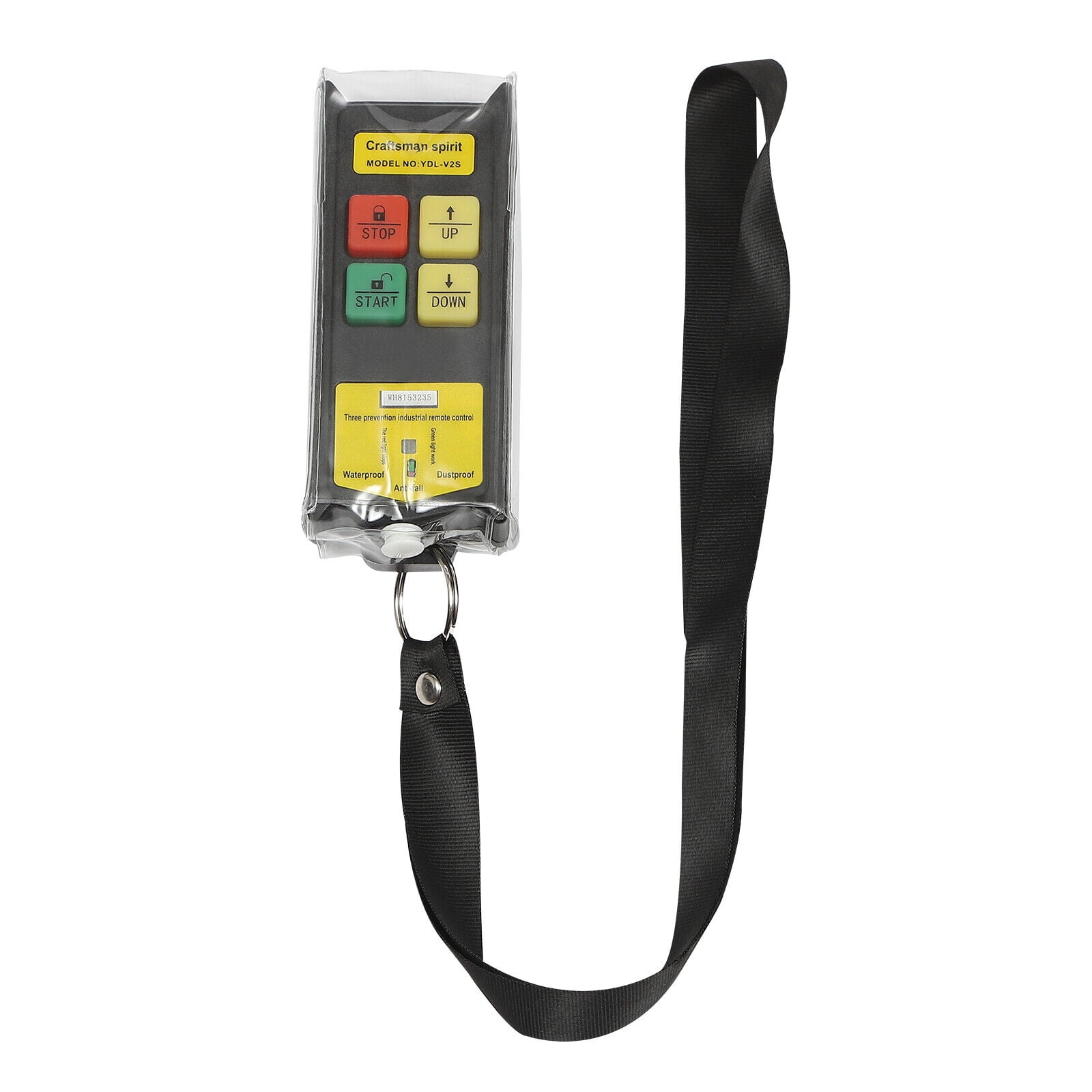 Electric Cable Hoist Crane Winch Garage Lift Wireless/Wired Remote Control 2 in1