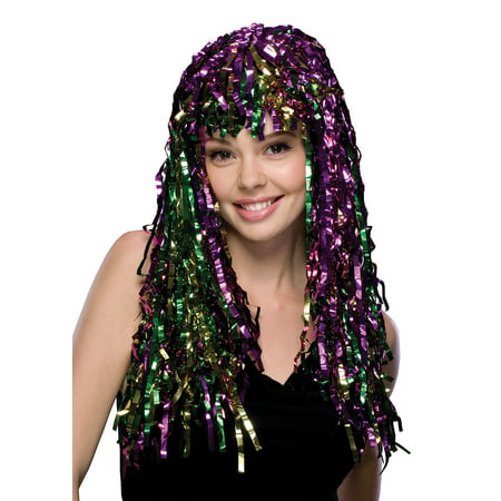 Tinsel Mardi Gras Wig