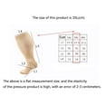 thumbnail image 2 of 3pcs Plus Size Compression Socks for Women Extra Wide Calf Knee High Support Socks for Circulation，3XL-Style 3, 2 of 6