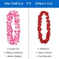 thumbnail image 2 of 8 Pcs Hawaiian Leis Set, Hawaiian Leis for Luau Party, Hawaiian Leis for Adults, Flower Leis with 4 Flower Hair Clip for Hawaiian Accessories, Party Favors, Wedding, Beach(Colorful), 2 of 5