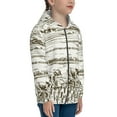 thumbnail image 5 of Kdxio Rice Harvest Pattern Kids Boys Girls Zip Up Hoodie 3D Printed Hooded Sweatshirt Hoody Coat with Pocket 7-12 Y-Medium, 5 of 6