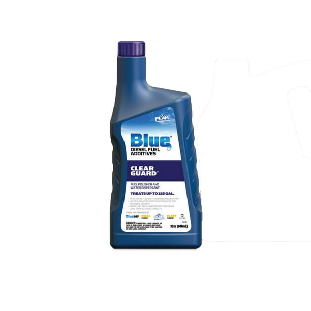 Peak Auto Blue Clear Guard Diesel Fuel Additive Stabilizer Treatment